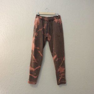 Tie-Dye Puma Sweatpants - tapered leg - M
